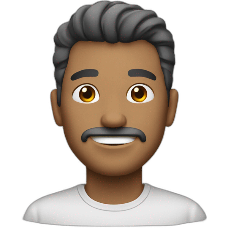 Hombre blanco que le falte un diente emoji