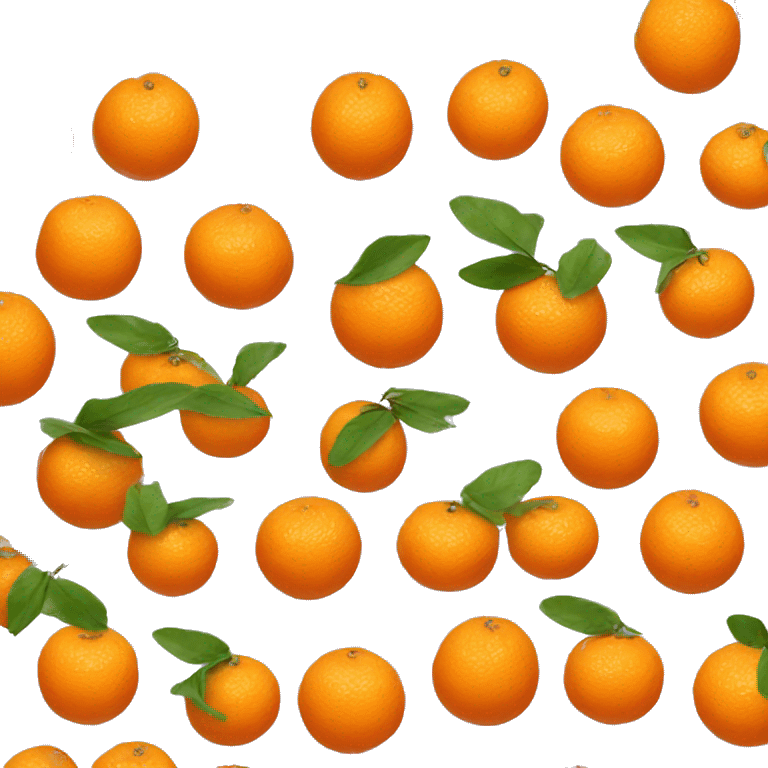 Fresh mandarines  emoji