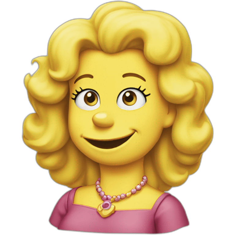 Lisa Simpson joyeuse emoji