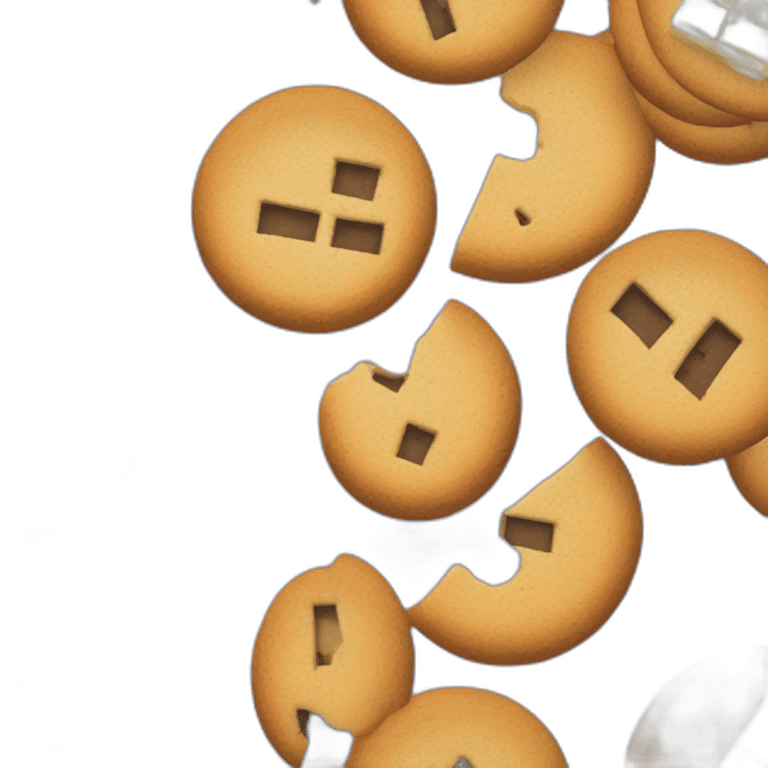 binary computer code cookie emoji