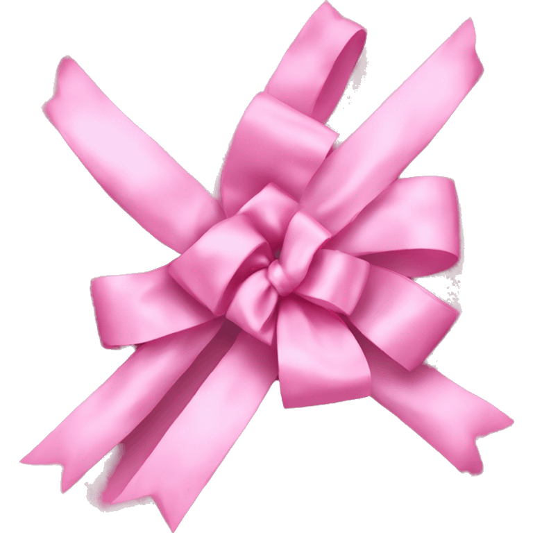 Aesthetic pink bow  emoji