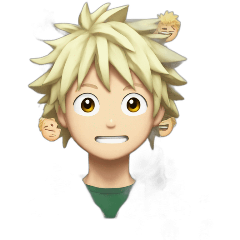 Bakugo my hero academia no smile emoji