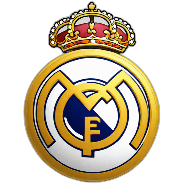 Escudo Real Madrid fuego emoji