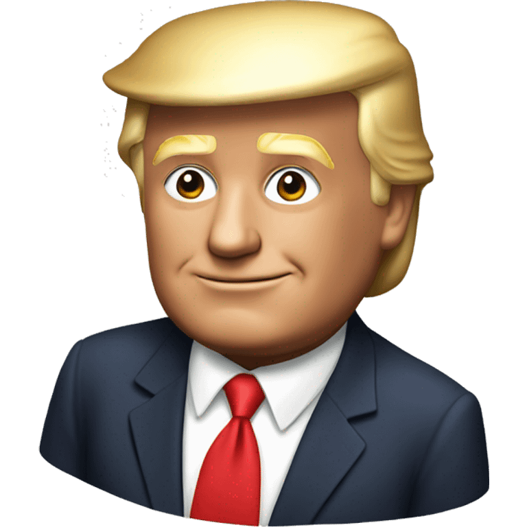 Donald Trump with emoji