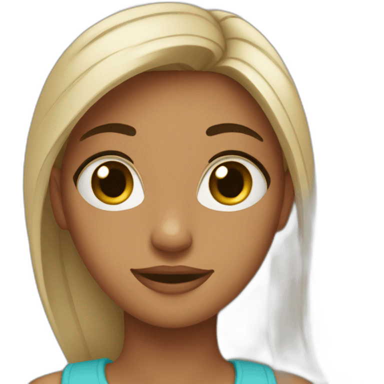 Une fille qui dors emoji