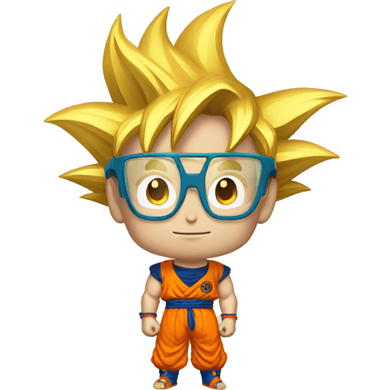 goku with glass emoji