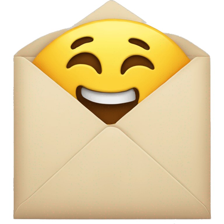 a happy envelope emoji