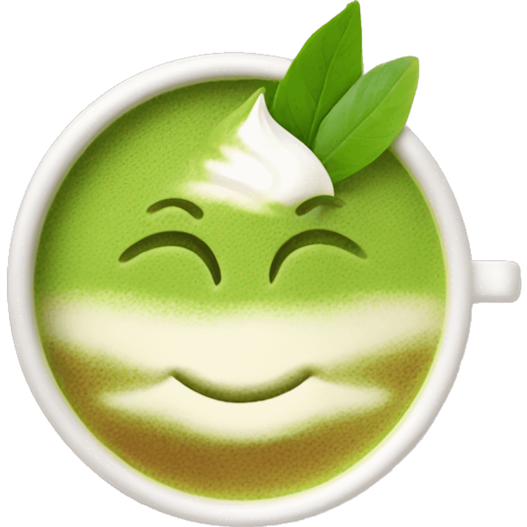 Matcha latte emoji