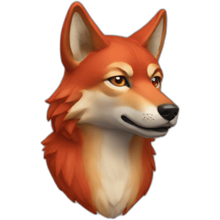 Red Wolf Gucci emoji