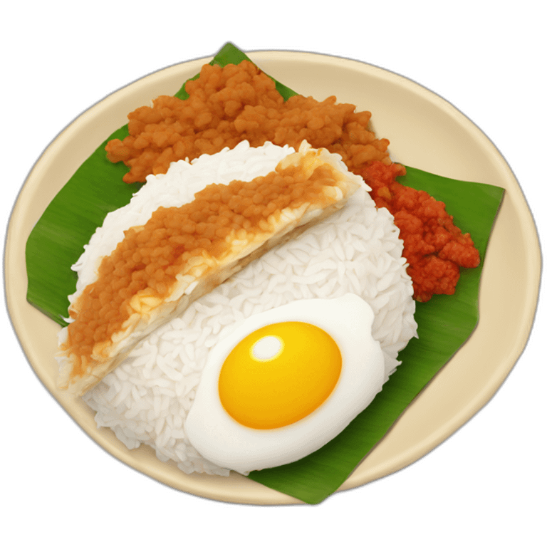 malaysian nasi lemak emoji