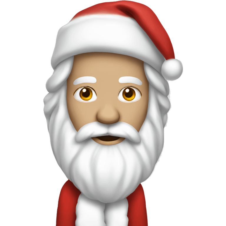 santa white skin emoji