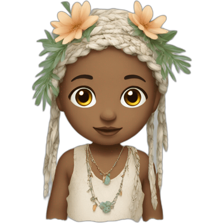 Newborn boho style emoji