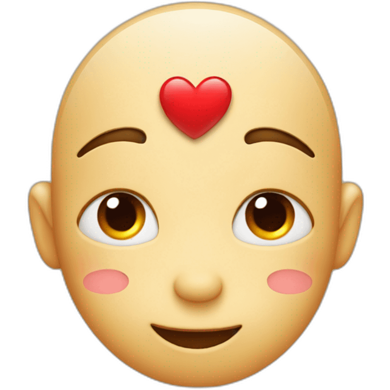 shy emoji with red cheeks and thankful eyes showing heart with their hands emoji