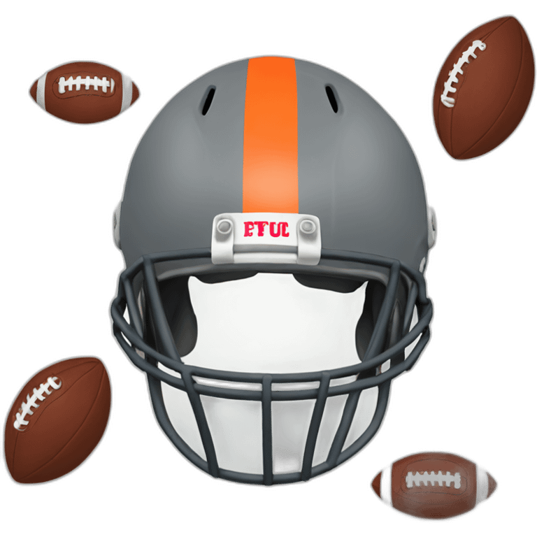 Denver donkey football helmet emoji