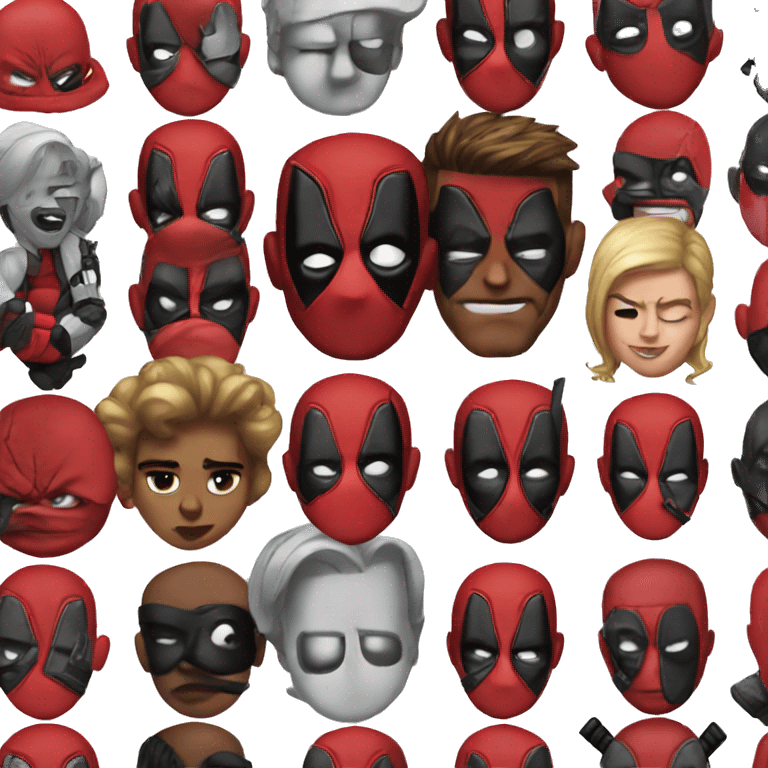 Emojis de deadpool emoji