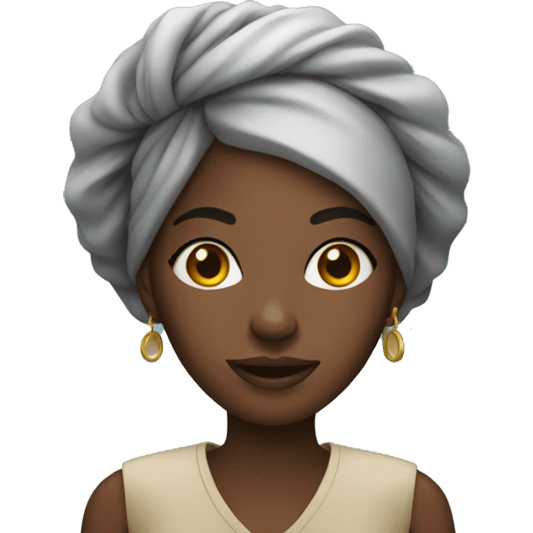 african woman emoji