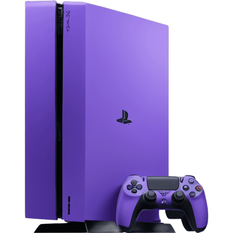 Purple playstation 5 emoji