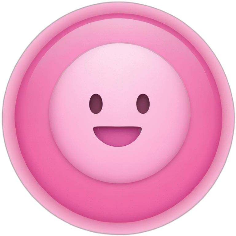 Pink circle emoji