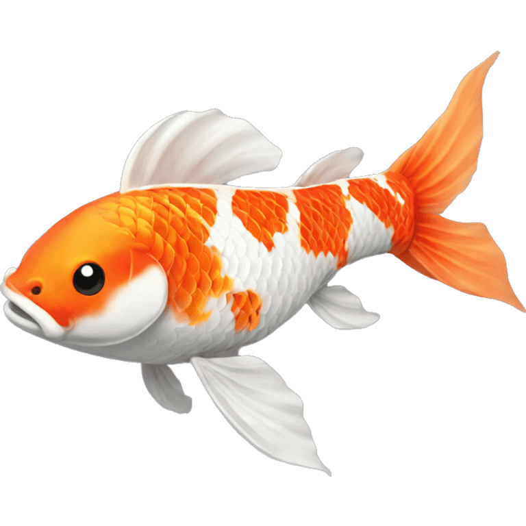 Single Beautiful koi fish  emoji