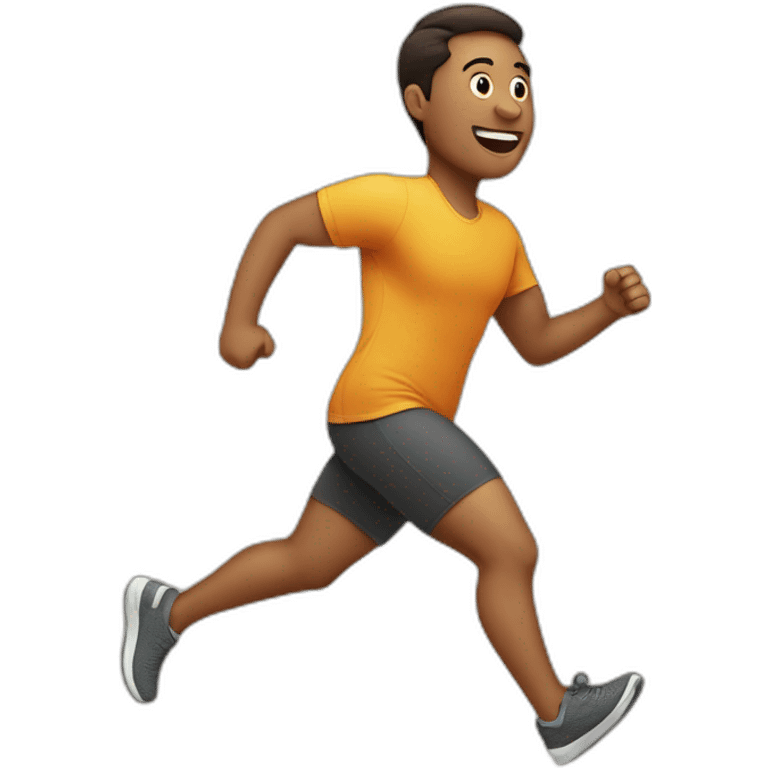 Person Running To Lose Weight emoji