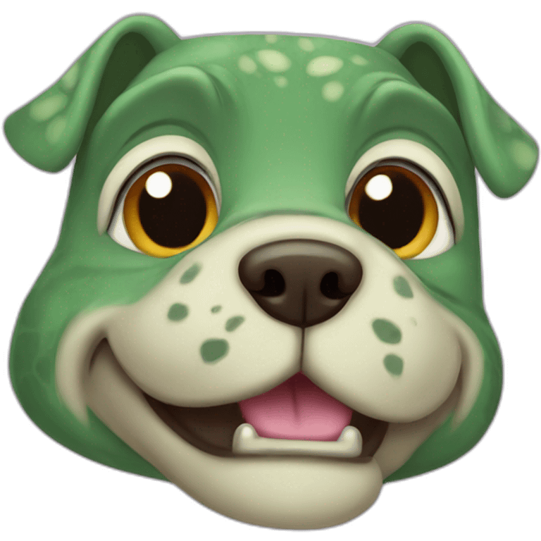 Cartoon turtledog  emoji