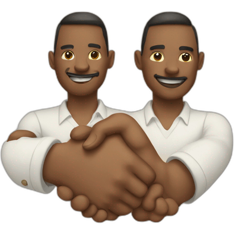 manly handshake emoji