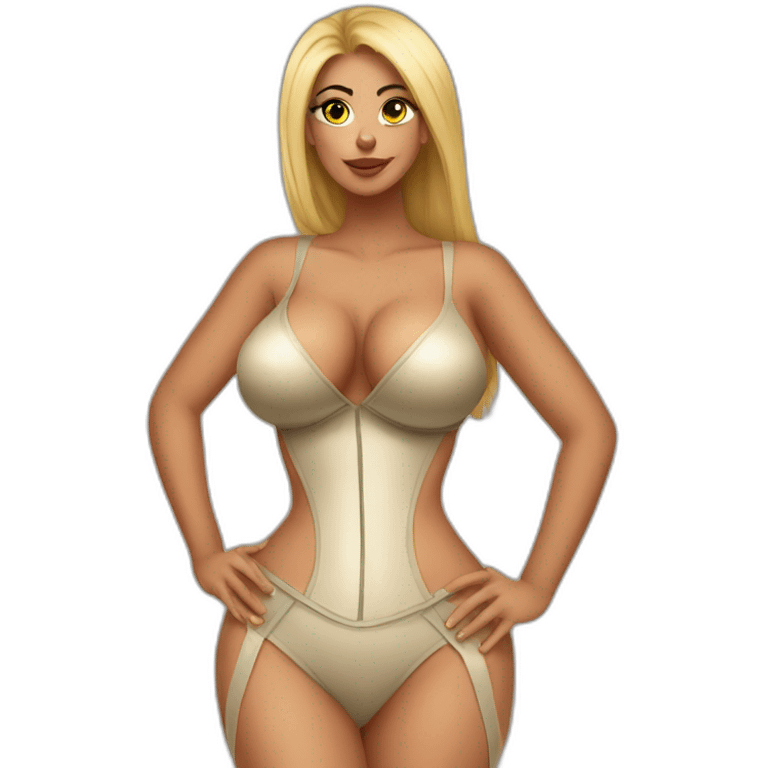 sexy hourglass figure emoji