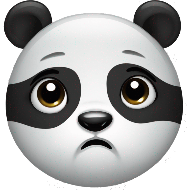 Panda crying emoji