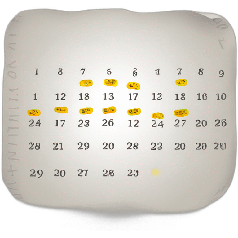 Outdated calendar emoji