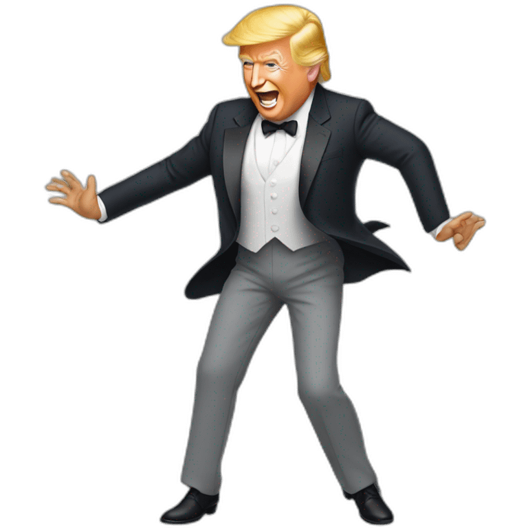 Donald Trump who dansing emoji