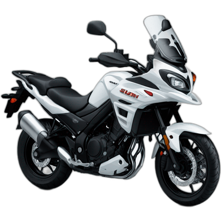 2017 Suzuki vstrom white emoji