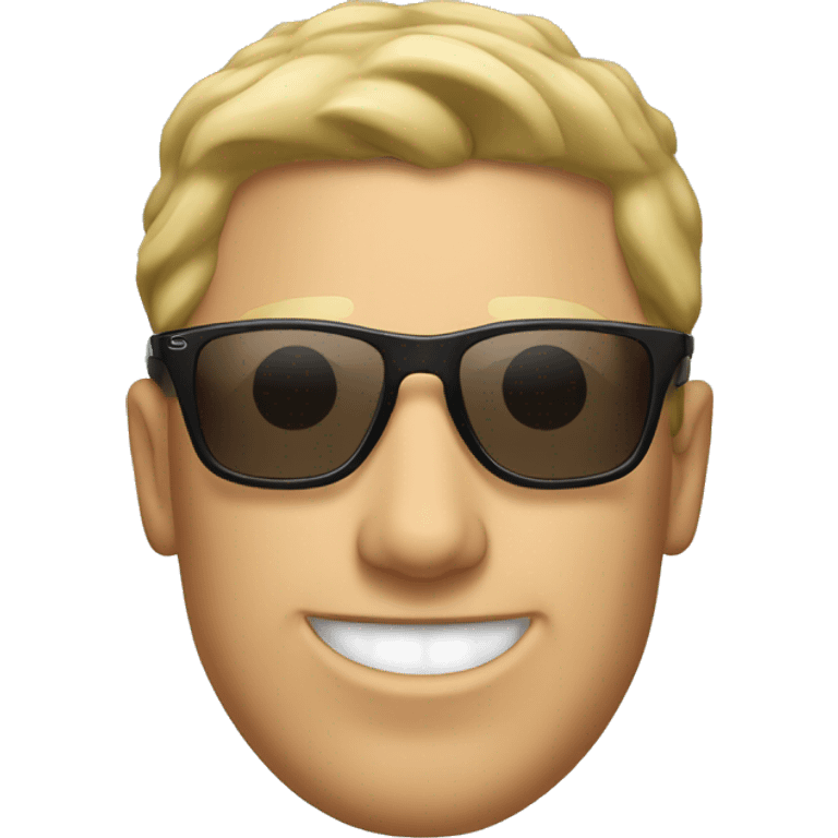 Guy wearing oakley sun glasses emoji