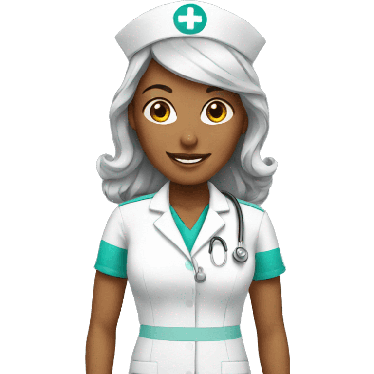 beautiful nurse emoji