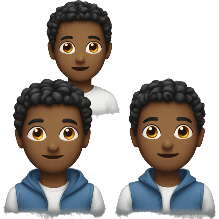 three boys emoji