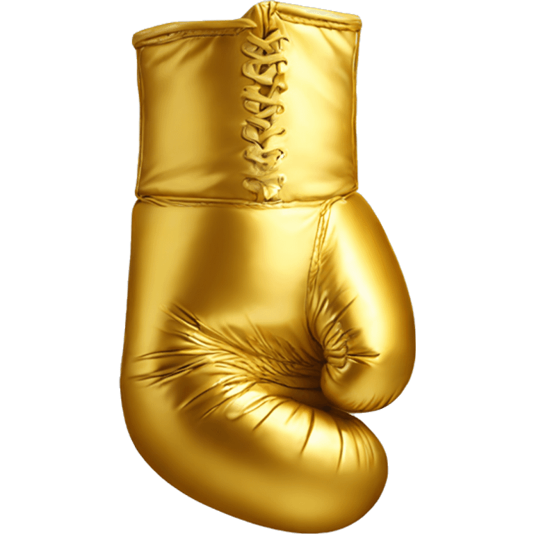 golden boxing glove emoji