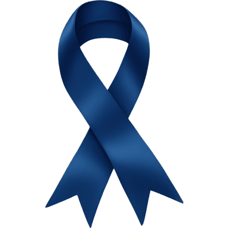 Navy blue ribbon  emoji