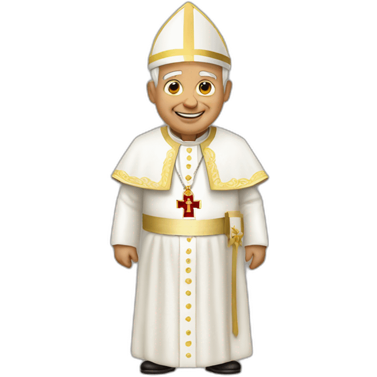 The pope emoji