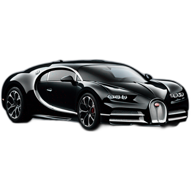 bugatti la voiture noire emoji