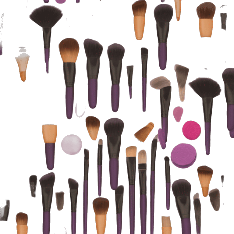 makeup brushes emoji