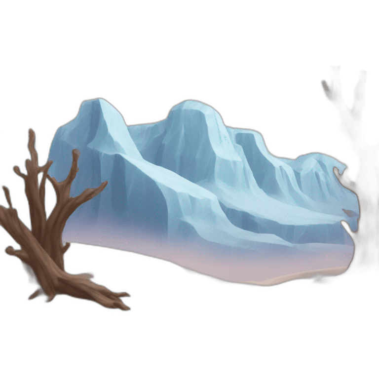 icy desert emoji