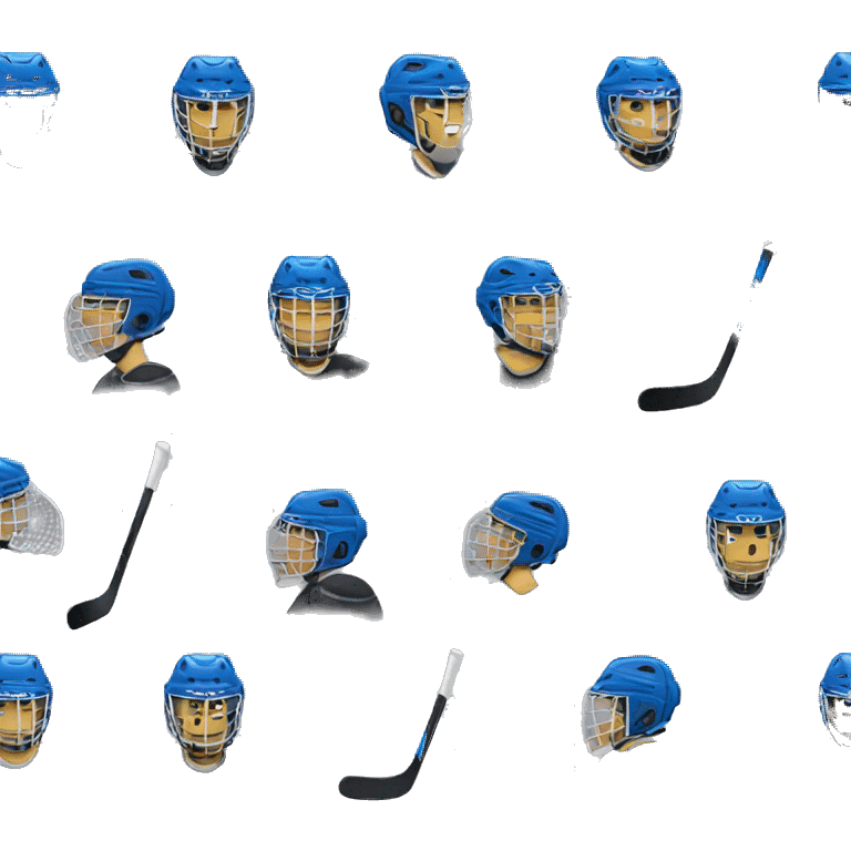 Hockey goalie emoji