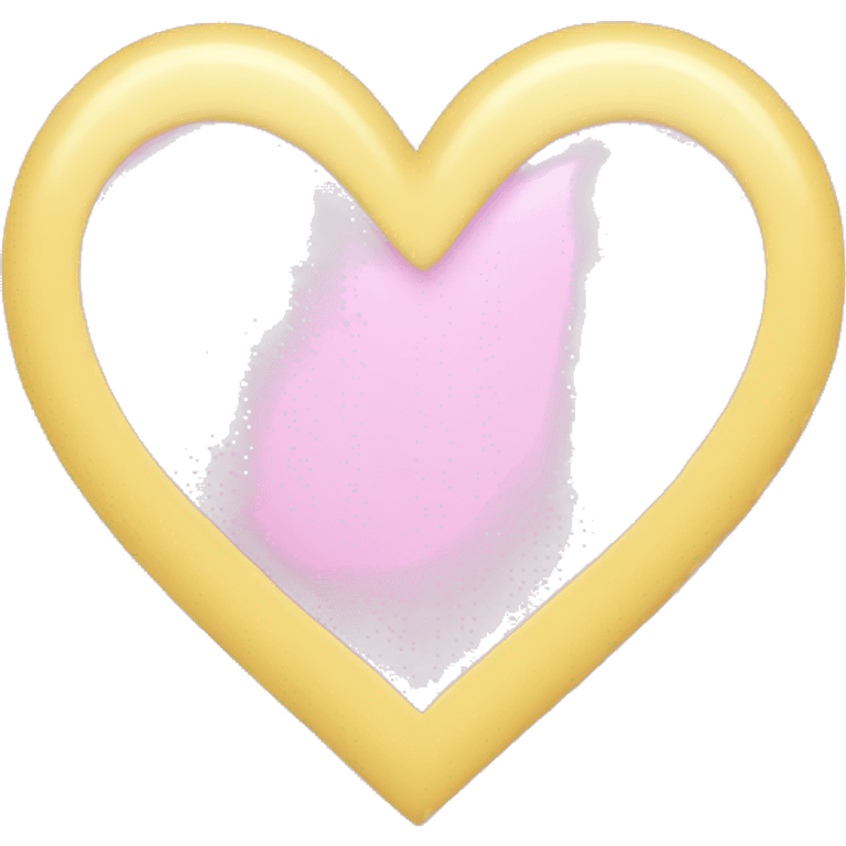 Pastel heart emoji