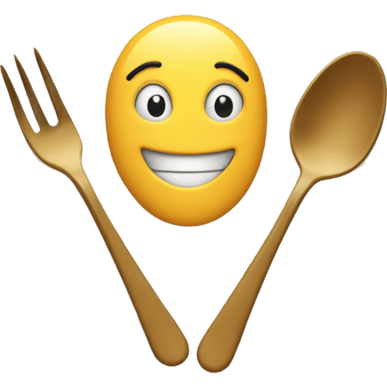 Fork smiles  emoji