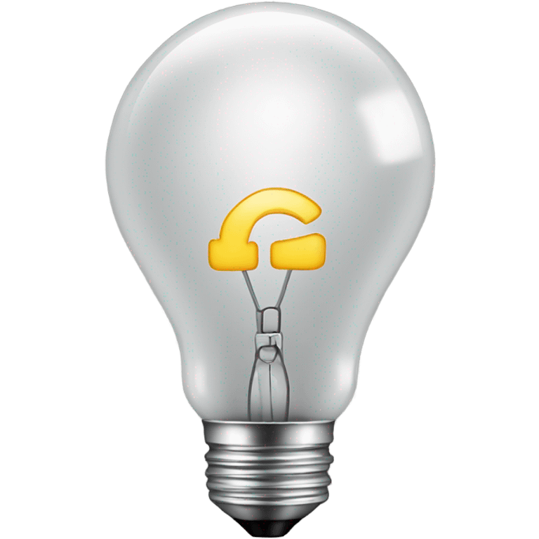 lightbulb euro emoji