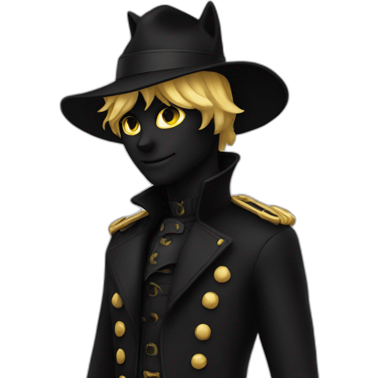 Chat noir emoji