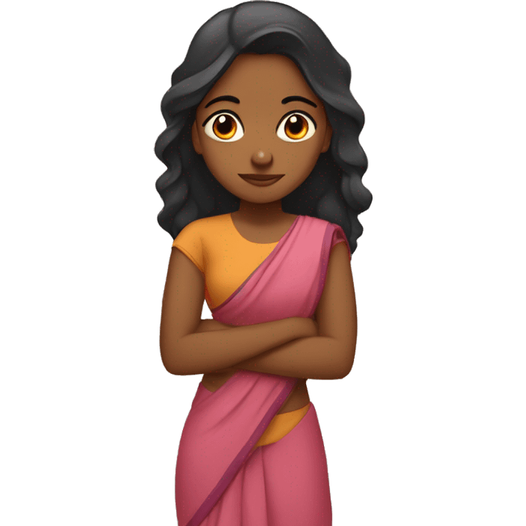 indian girl self care emoji