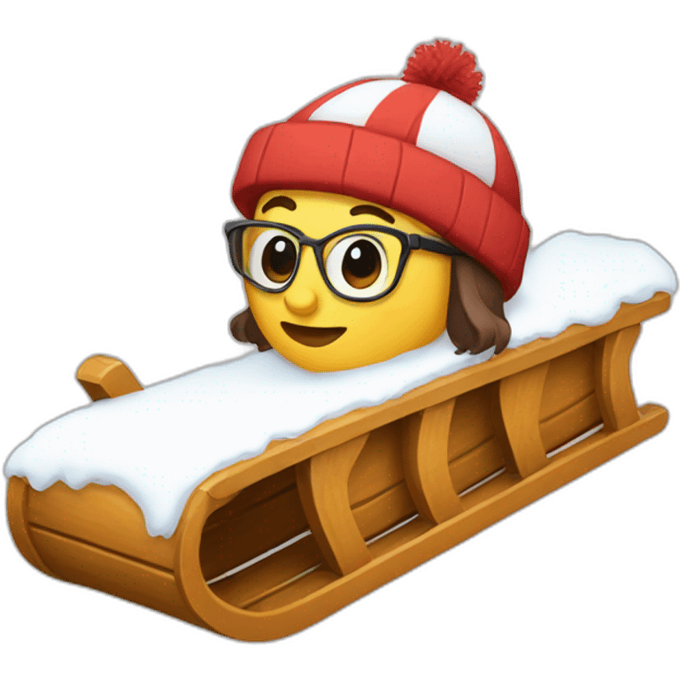 Toboggan emoji