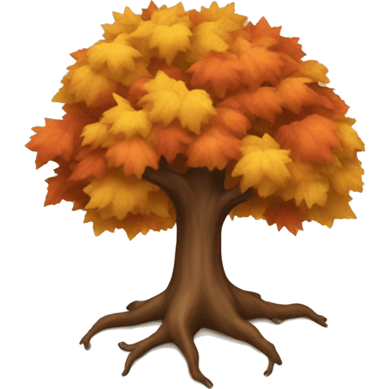 Fall tree emoji