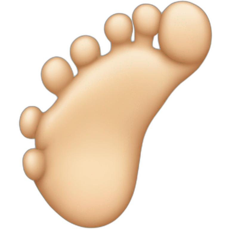 Foot emoji