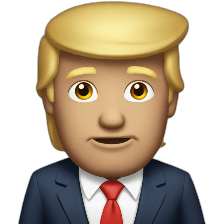 Donald trump big emoji